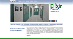 Desktop Screenshot of elixirpharma.in
